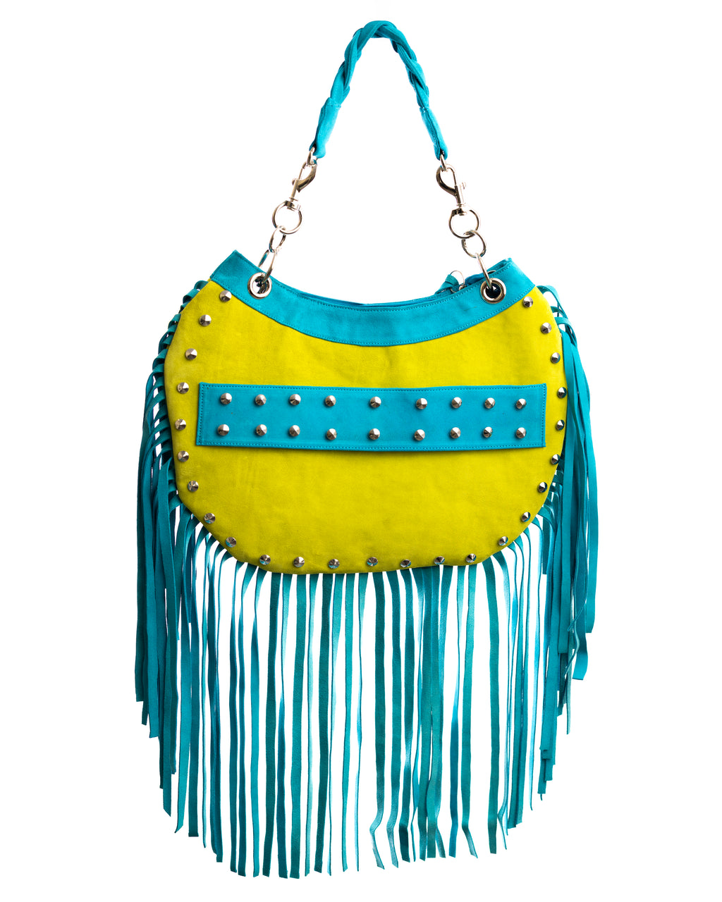 ROGUE- Chartreuse Suede Bag (PREORDER)