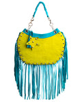 ROGUE- Chartreuse Suede Bag (PREORDER)