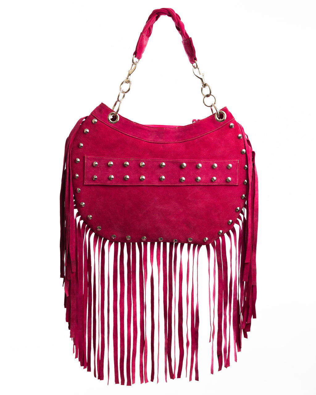 ROGUE- Pink Suade Bag (PREORDER)