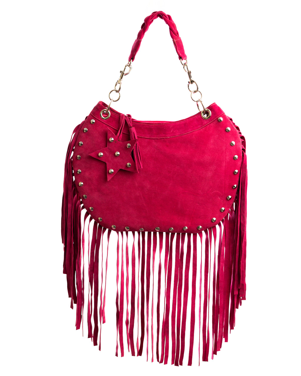 ROGUE- Pink Suade Bag (PREORDER)