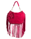 ROGUE- Pink Suade Bag (PREORDER)