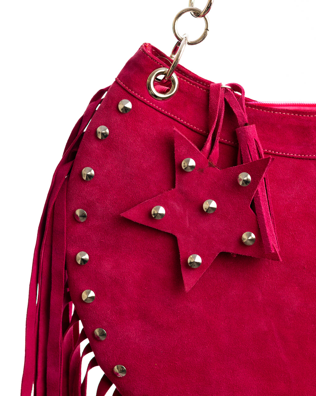 ROGUE- Pink Suade Bag (PREORDER)